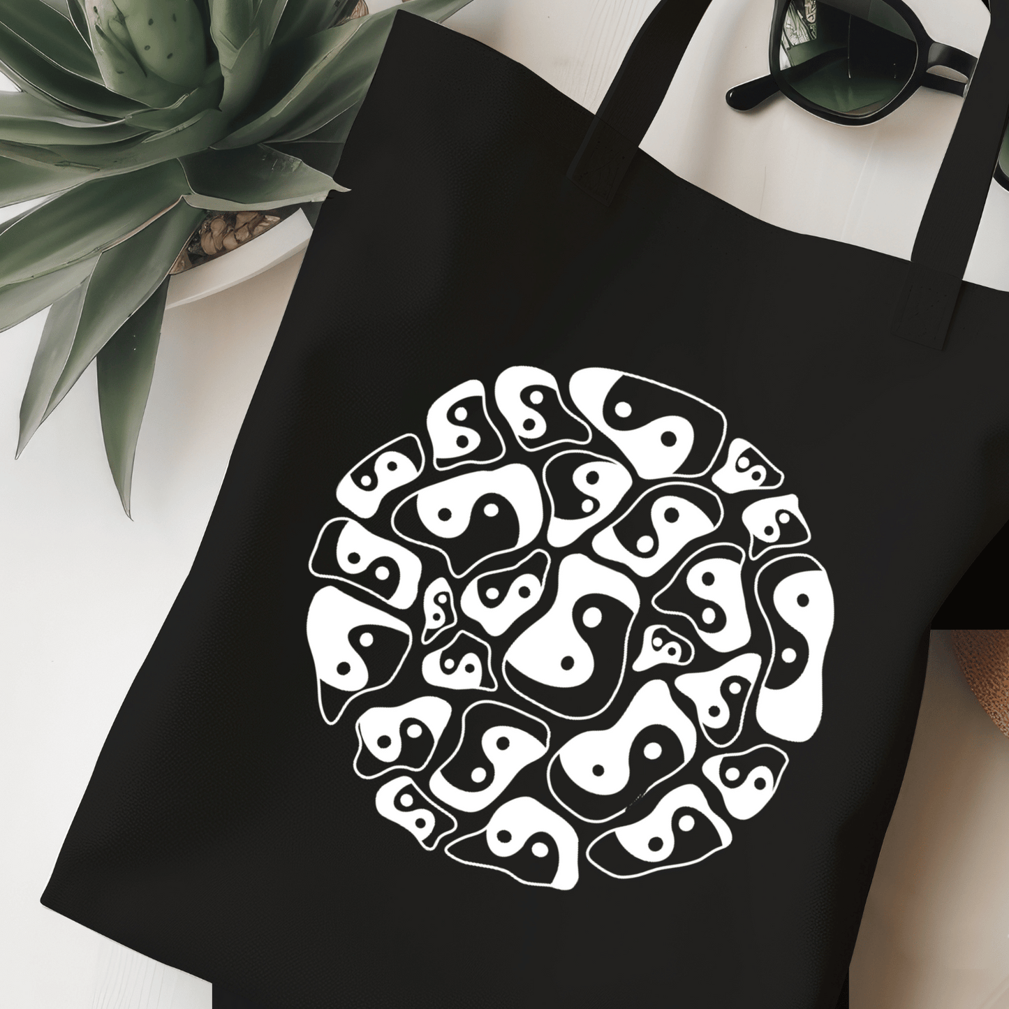 Yin Yang Tote Bag