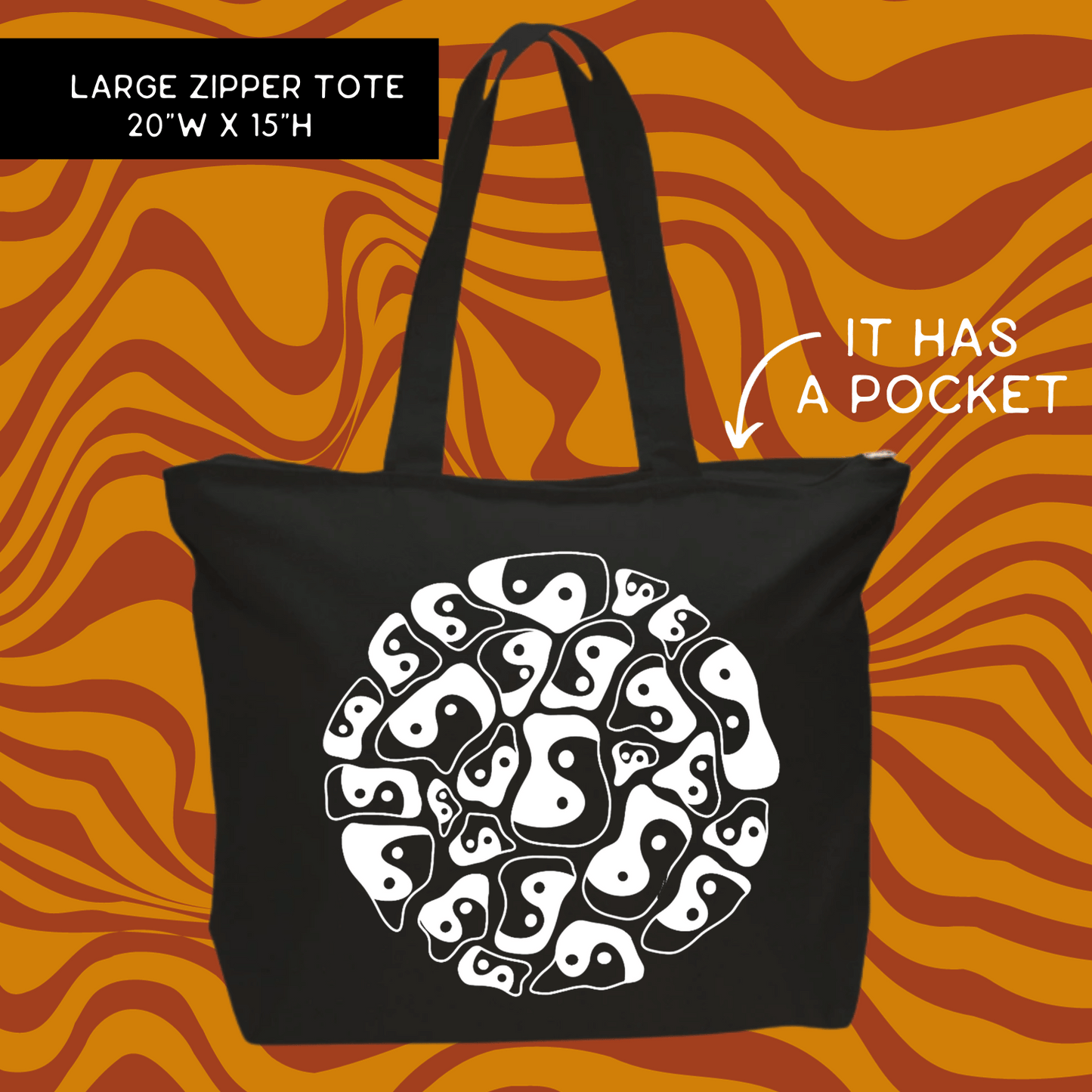Yin Yang Tote Bag