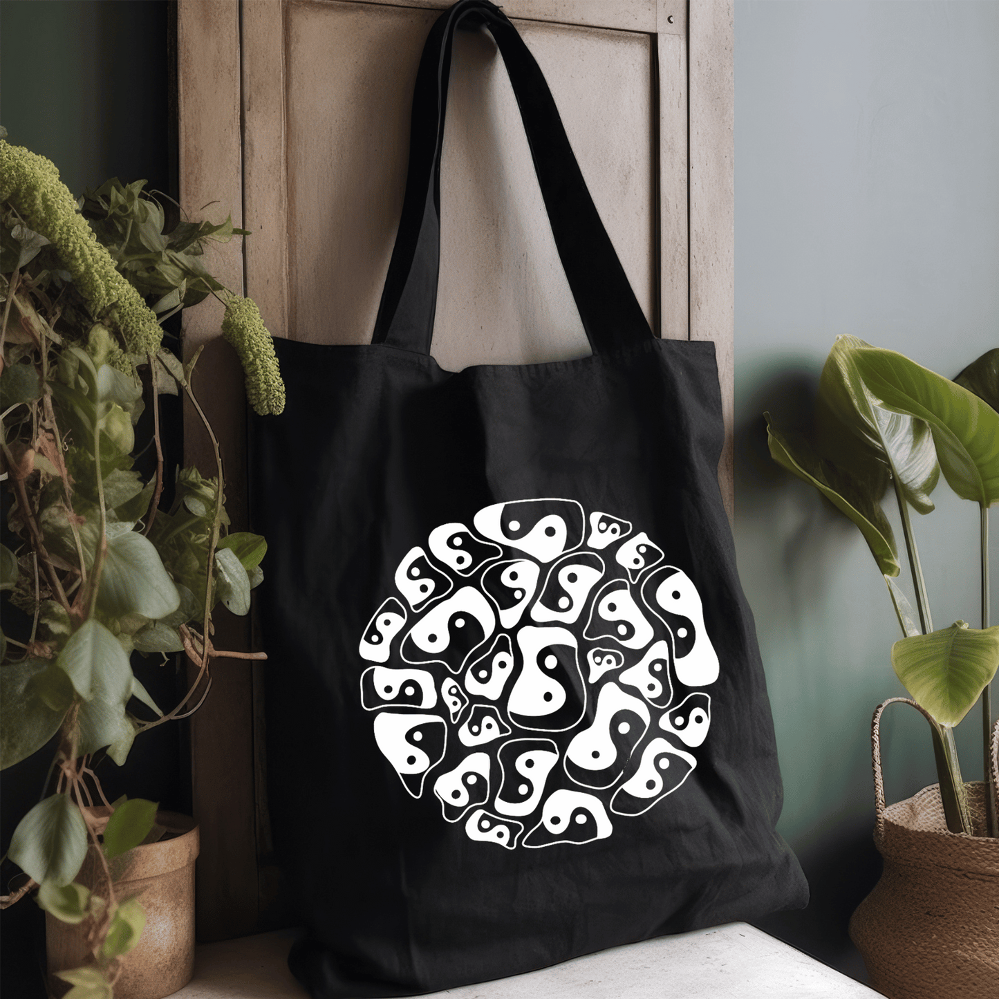 Yin Yang Tote Bag