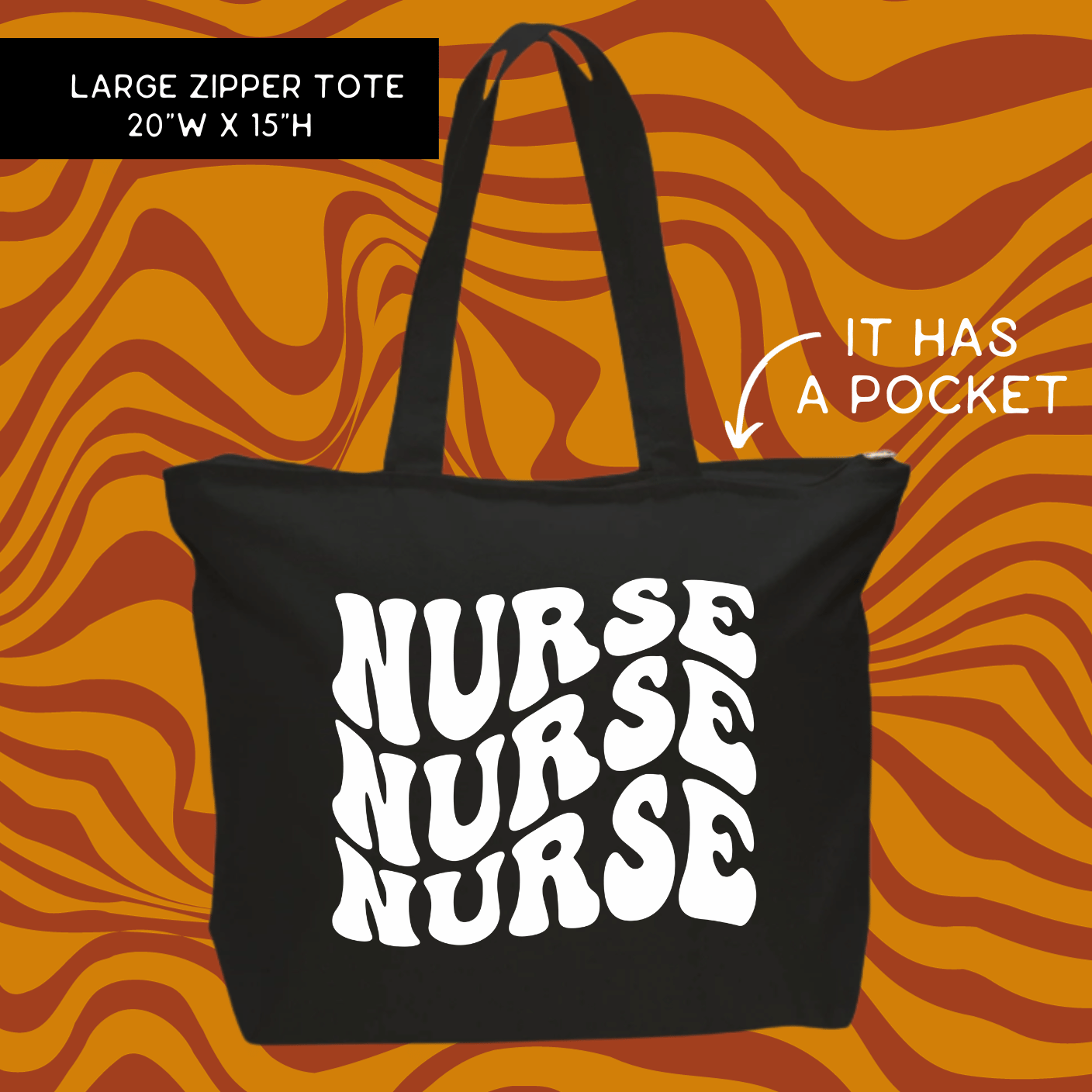 Nurse Tote Bag Britt s Fits Co