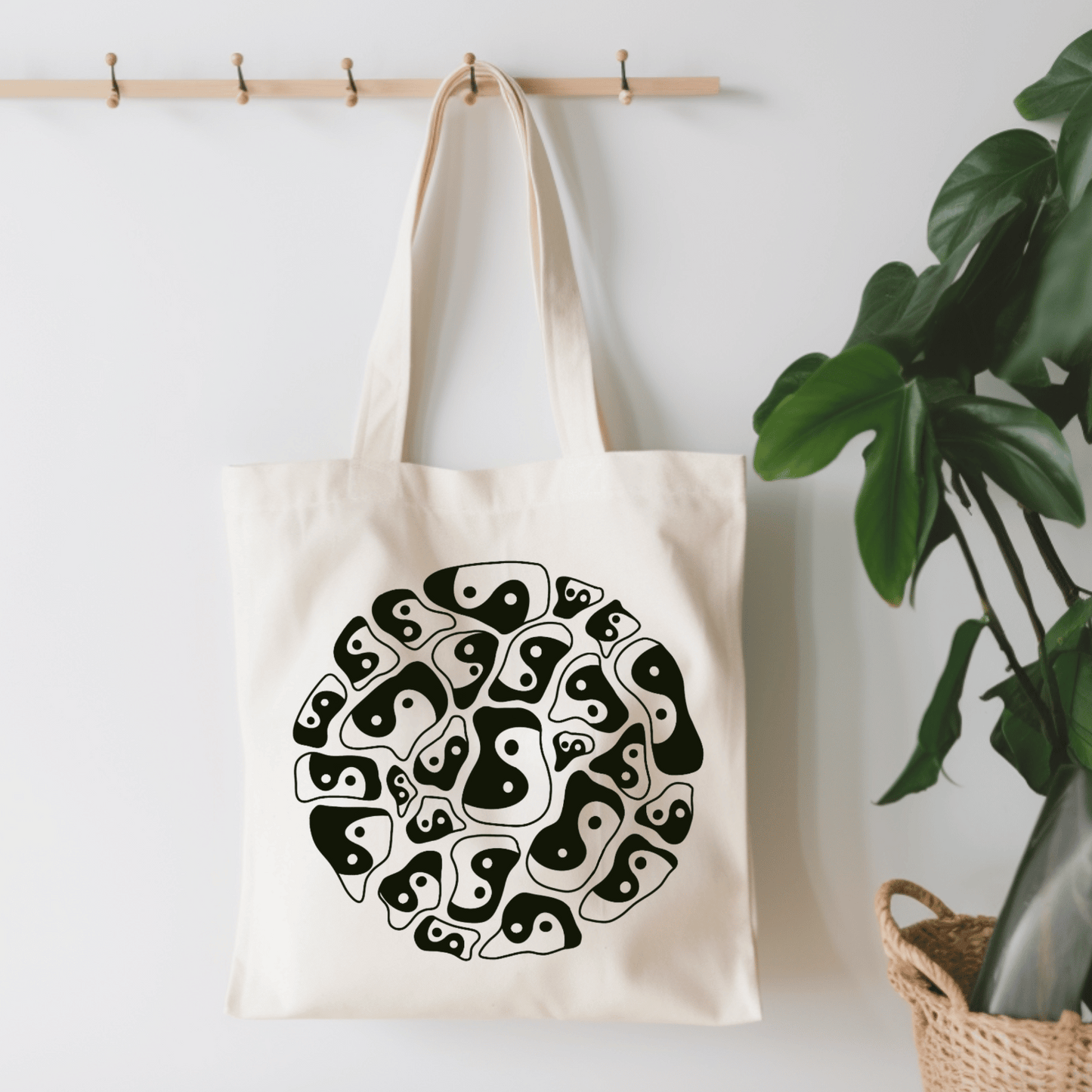 Yin Yang Tote Bag