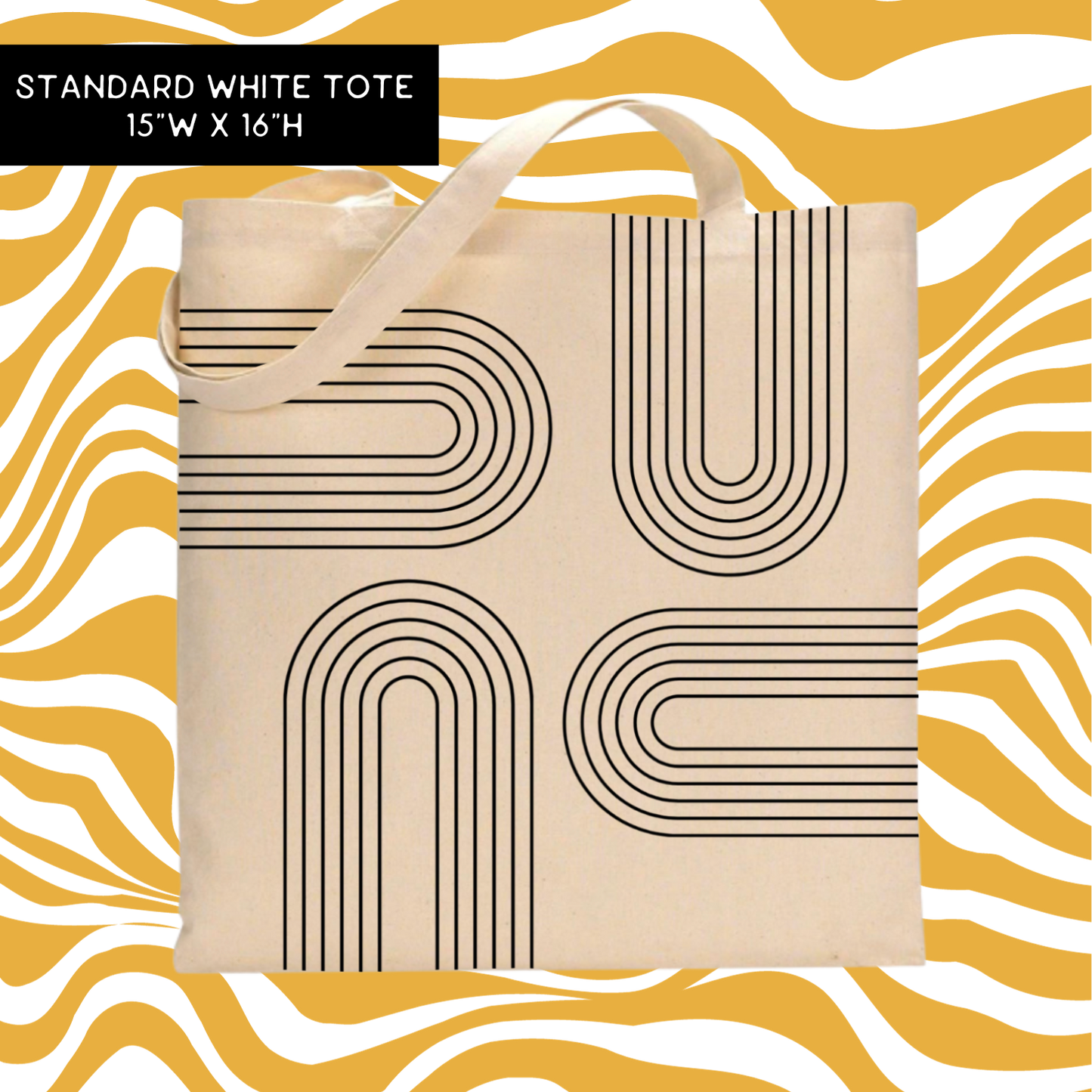 Minimalist Arches Tote Bag