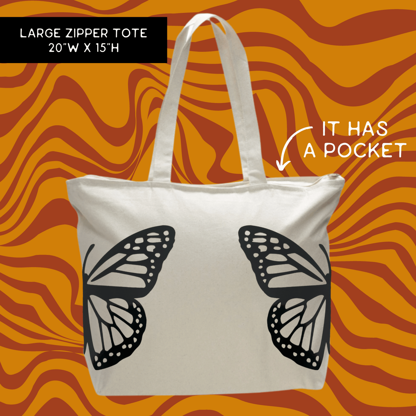 Butterfly Tote Bag
